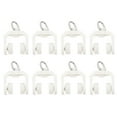 thumbnail image 1 of KAKOWELY Glisseur de Rideau 50 Pcs Rail de Rideau Poulie Flexible Accessoires de Rideau 1,18"X0,79"X0.47 Pouces, 1 of 5