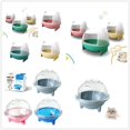 thumbnail image 4 of Sauna de ño de plástico transparente para hámster, , ratón, animales pequeños, 3 colores, 4 of 6