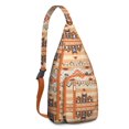 thumbnail image 1 of Nordic Artistic Sling Backpack - Minimalist Geometric Crossbody Bag, Fashionable Hiking Pack, 1 of 1