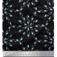 thumbnail image 1 of Soimoi Black Viscose Chiffon Fabric Cat Animal Fabric Prints By Yard 42 Inch Wide, 1 of 3