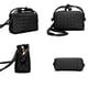 thumbnail image 2 of Bolsos cruzados ZEDIUH bolso pequeño hecho a mano bolso de mano Negro, 2 of 5