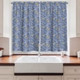 thumbnail image 2 of Ambesonne Abstract Art Kitchen Curtains, Underwater Sea World, 55"x39", Multicolor, 2 of 3