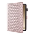 thumbnail image 2 of for Samsung Galaxy Tab A9 Plus 11.0 inch Release 2023 (SM-X210/SM-X215) Case, Rhombus Pattern Multiple Viewing Angles Stand Slim Folio Cover (Rose Gold), 2 of 6