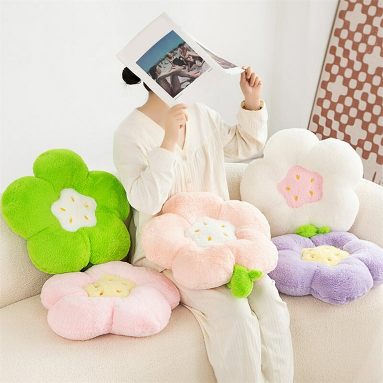 Fluffy top back pillow