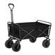 thumbnail image 1 of Carrito plegable carrito de viaje pesado carrito de comestibles plegable carrito de campamento de compras al aire libre 8 pulgadas ruedas negras, 1 of 10