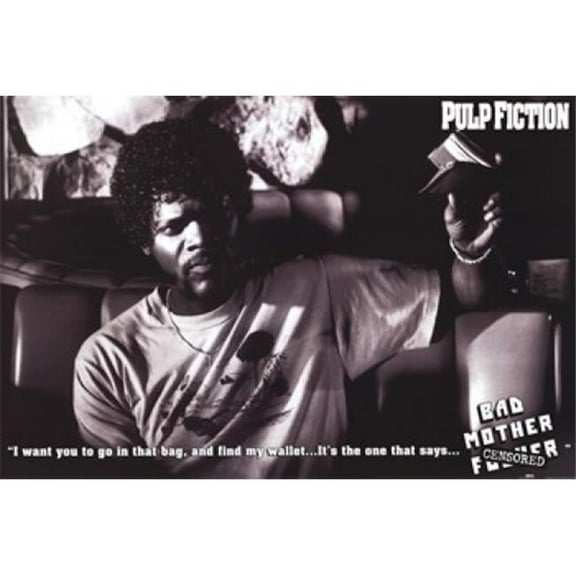 Posterazzi  Pulp Fiction - Bad Mother Poster Print - 36 x 24 in.