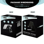 Aluminum Desktop Stand for Cell Phone Tablet PC and Pad Black