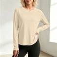 thumbnail image 7 of yillto Womens Workout Long Sleeve Shirts Gym Running Tees Tshirts for Women Loose Athletic Yoga Tops, 7 of 7