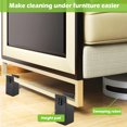 thumbnail image 3 of Tcwhniev 4Pack Bed Risers Heavy Duty Adjustable Bed Furniture Riser Fits Thickness of Furniture Frame from 1 or 3.7-Inch, 3 of 9