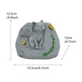 thumbnail image 3 of Kraoden Pet Dog Memorial Flower Pot, Resin Simulation Tribute Planter for Indoor & Outdoor Use, Unique Keepsake for Pet Lovers, Elegant Garden Decoration, 3 of 6