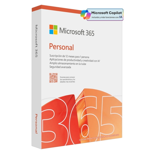 Licencia Microsoft 365 Personal Para 1 Usuario, Español Latinoamérica