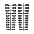 thumbnail image 2 of DPTALR Pointed Oval False Nails Salon Nail Manicure Sheets Long Nails 2PC, 2 of 2
