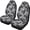 Black-White Skull & Bat Repeat Pattern, variant on XYZCANDO Skull and Pumpkin Patterns Auto Seat Covers Stretchy Soft Car Seat Covers Interior Auto Interior, Interior Decor Decorative Truck SUV