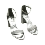 Bandolino Armory (Silver Glamour Nu Glamour Material) Women's Sandals(Size 7 US)