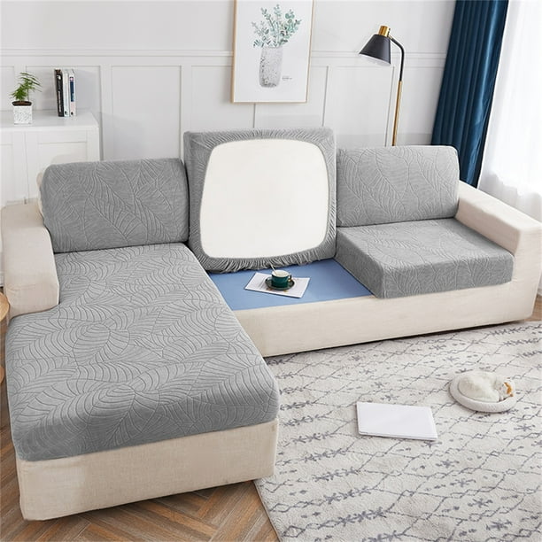Funda elástica de alta elasticidad para cojín de sofá, protección ajustada y antideslizante para sala de estar - 50-63 cm, 100-125 cm, 150-190 cm, 230-280 cm