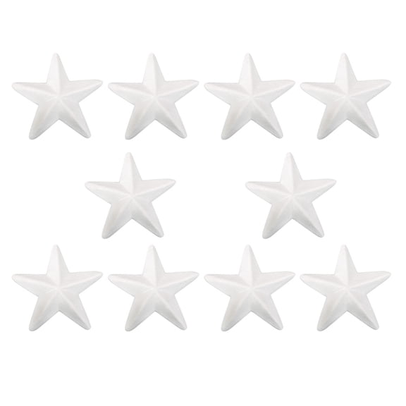 LABSERRON Ornaments Foam Star Shaped Decorations 10Pack 7.9x7.9in