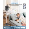 thumbnail image 2 of Ventilador de pie FARADAY oscilante de 30 cm, plegable, 12000 mAh, 2 of 5
