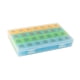 thumbnail image 2 of Organizador de pastillas mensual grande, organizador de pastillas de 28 días semanal para dormitorio de viaje Cáscara transparente Yuyangstore Organizador mensual, 2 of 8