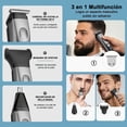 thumbnail image 2 of 3-In-1 Rechargeable Hair Clipper for Men - Electric Shaver and Body Groomer Kit for Head, Face, and Body Grooming, 2 of 4
