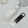 thumbnail image 5 of ZHAOCHENG Abridores de botellas de cerveza de acero inoxidable con revestimiento negro, paquete de 6, regalo, 5 of 5