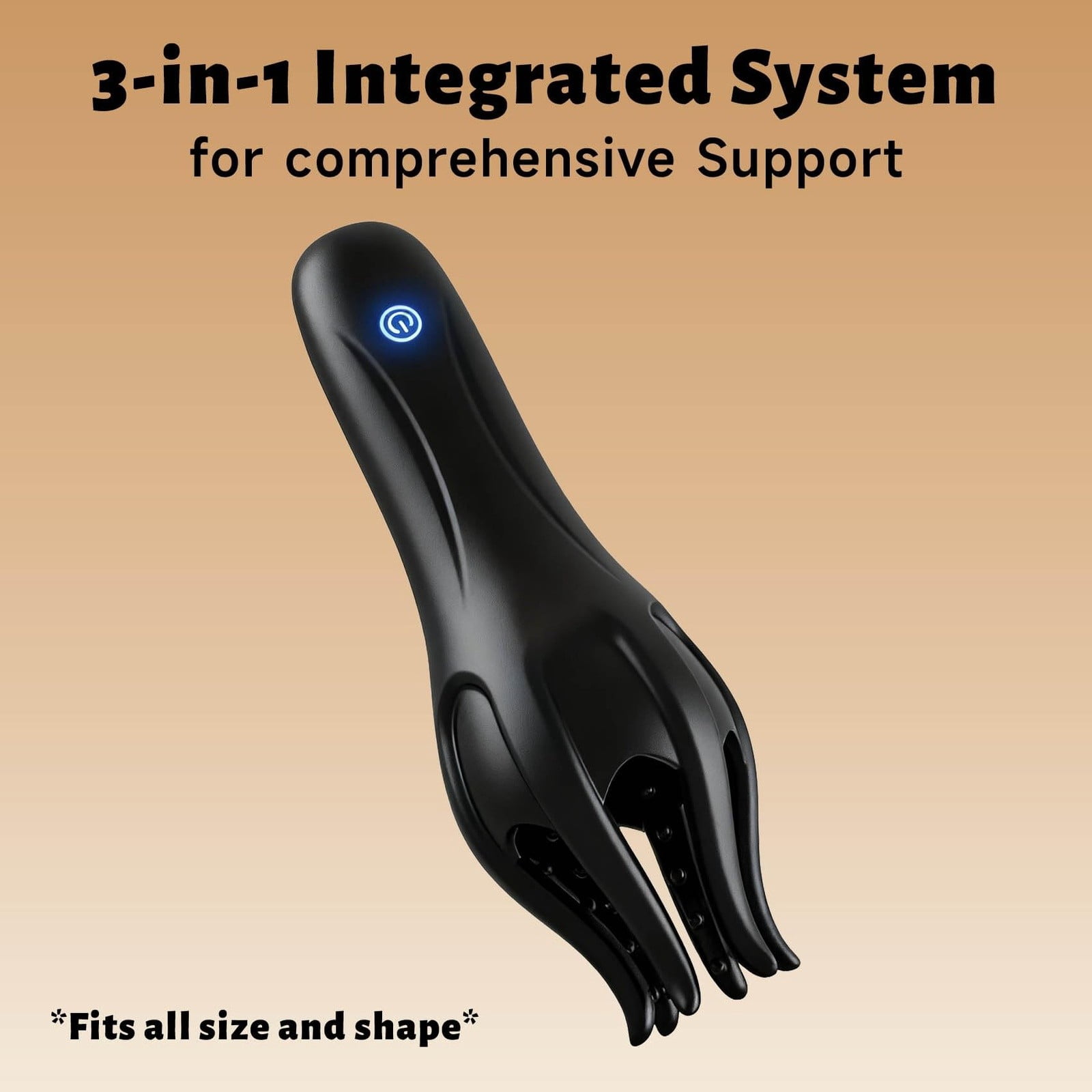 Newman Wave Therapy Pro Massager for Men 3Pack,Mansculpt Rechargeable Waterproof Handheld Massager,Multi Frequency Vibration,Ergonomic Silicone Wellness Device,Easy Clean Novelty Gift for Men 2025