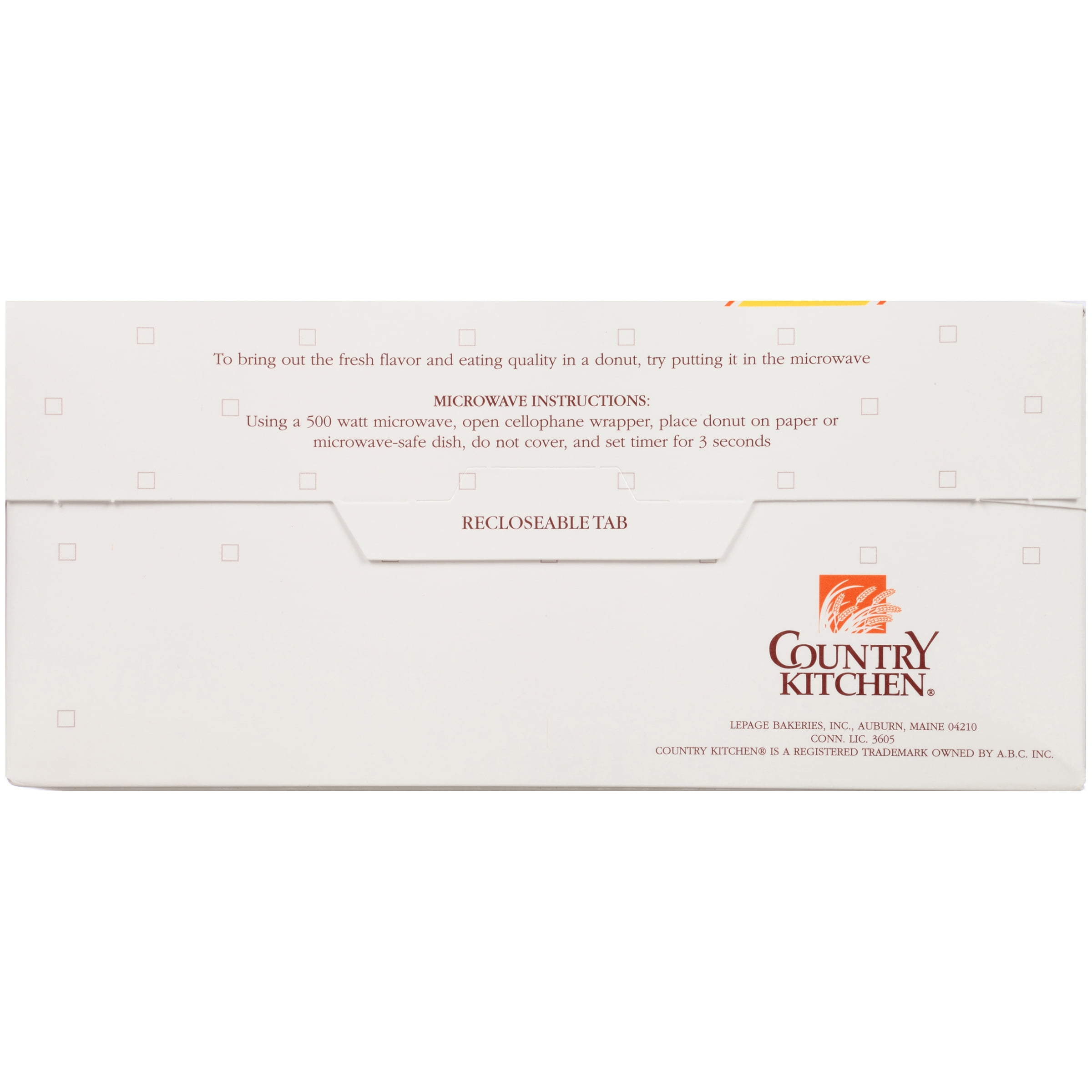Country Kitchen Classic Plain Fine Donuts, 12 oz,  6 Count Box, Shelf-Stable