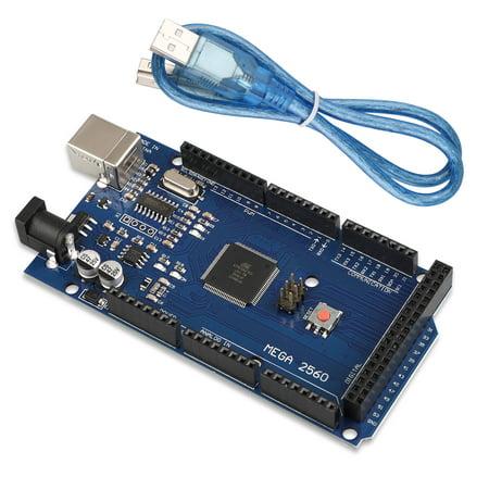 TSV Mega 2560 R3 for Arduino + USB Cable / Mega 2560 R3 Atmega2560-16au Board Compatible with
