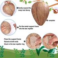 thumbnail image 2 of CUITING Wasp Nest Decoys Waterproof Hanging Hornet Deterrents Fake Cloth Non-Toxic 4PCS, 2 of 10
