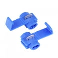 thumbnail image 4 of Clips de empalme de alambre rápido, 50 piezas de bloqueo azul Conectores de empalme de alambre de bloqueo rápido azul Clips de empalme de alambre diseñados meticulosamente, 4 of 8