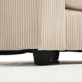 thumbnail image 5 of Beige Corduroy Modular For Living Area - Long-wearing Upholstery Oversized Room In Comfortable, , Combination, Easy Assembly, 5 of 5