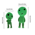 thumbnail image 5 of Dserhfy 10 Pcs Mini Resin Alien Figures Fairy Garden Tiny Alien Accessories Little Glow in Dark Alien Decor for Micro Landscape Outdoor Patio Lawn Yard, 5 of 8
