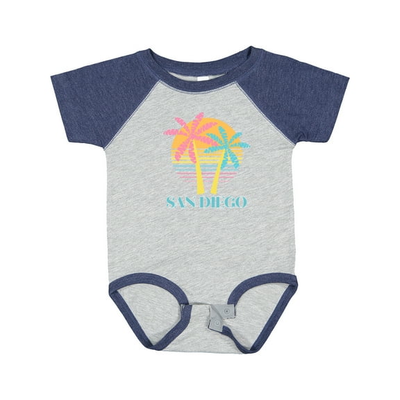 Inktastic San Diego California Beach Vacation Girls Baby Bodysuit