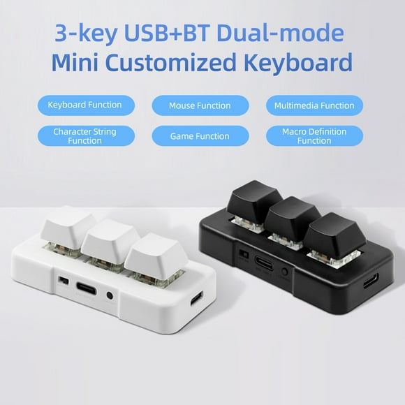 Keyboard,Keypad Usb 2 Buzhi With 3-key Keypad With Switch Bt Dual-mode Office Usb With 3-key With 1 Key Switch 2 In Office Mk321bt In 1 Switch Usb Mk321bt 3-key Mk321bt Led Usb With Usb Mk321bt