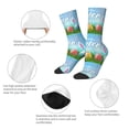 thumbnail image 3 of Vsdgher Happy Easter Crew Socks for Men & Women, Breathable Casual Athletic Ankle Socks, 3 of 6