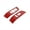 Red, variant on CheroCar Window Switch Lift Decals Trim Cover for Dodge Challenger 2015-2023,Black