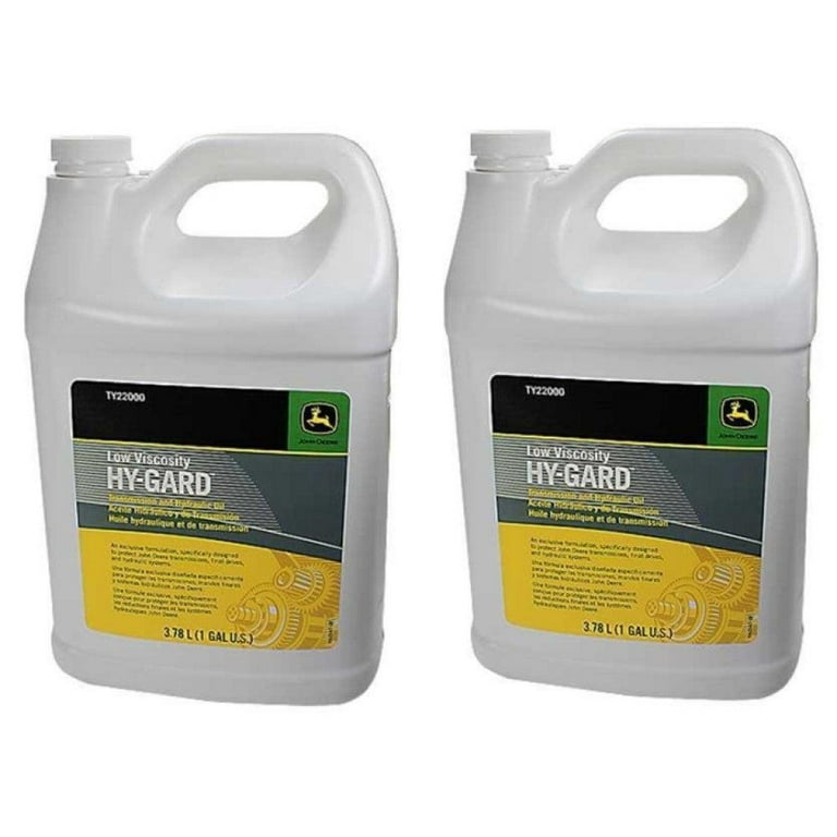 John Deere Hy-Gard Transmission & Hydraulic Oil, 2 Gal - Walmart.com