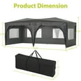 thumbnail image 7 of M optimized 10'x20' Pop Up Canopy Outdoor Folding Tent Commercial Wedding Party Shelter with 6 Removable Sidewalls, 6 Sandbags, Carry Bag, 7 of 7