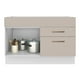 thumbnail image 3 of Mueble de Cocina MADESA Agata 1 Puerta 2 Cajones Blanco/Crema, 3 of 5