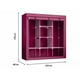 thumbnail image 3 of Closet Armable Armario Zapatero Ropero Organizador De Ropa De Acero Inoxidable Xtellar Color Rosa, 3 of 4