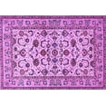 thumbnail image 1 of Ahgly Company Indoor Rectangle Persian Purple Traditional Area Rugs, 3' x 5', 1 of 4