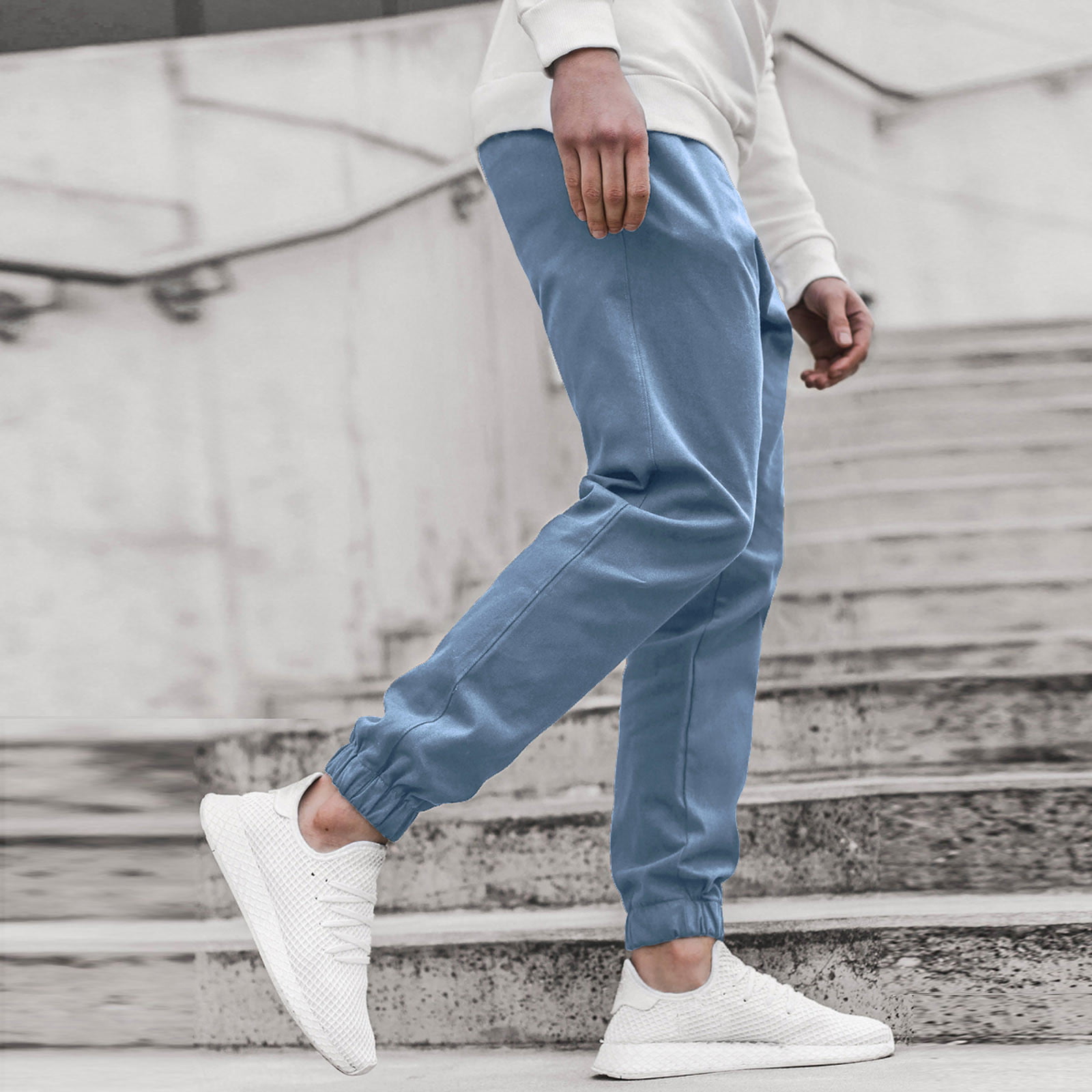 Pastel Blue Sweat Pant Sweatpants | Pants | PrettyLittleThing USA
