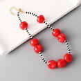 thumbnail image 6 of Resin Bead Necklace Portable Peach Collarbone Chain for Women Fashion Jewelry Colorful Sturdy Accessories, 6 of 9