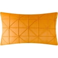 thumbnail image 3 of JWH Luxury Velvet Throw Pillow Cover Decorative Rectangle Cushion Geometric Accent Pillow Cases 14 x 24 inch Golden Yellow, 3 of 10