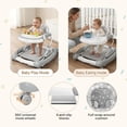thumbnail image 7 of PRVAETU 5 in 1 Baby Walker,Jumper,Rocking,Push,Eating Mode for Boys Girls,Foldable,Music & Light,Height Adjustable,Wheel for Infant,Start Grey, 7 of 7