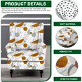 thumbnail image 2 of Wingback Chair Covers Pieces Stretch Printed Wing Back Chair Cover Sofa Slipcover Washable Wingback Armchair Slipcovers Furniture Protector with Elastic Bottom for Wingback Chairs, 2 of 7