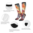 thumbnail image 5 of Fotbe Meditating Cute Horse print Women's Men's Novelty Crew Socks Cotton Socks Knee High Socks for Walking,Running,Nurses,Pregnancy, 5 of 8