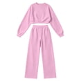 thumbnail image 3 of Admvng Travel Outfits for Women 2 Piece Sets Fall and Winter Casual Long Sleeved Sweater Trousers Two-piece Suit, Size S-2XL, 3 of 6