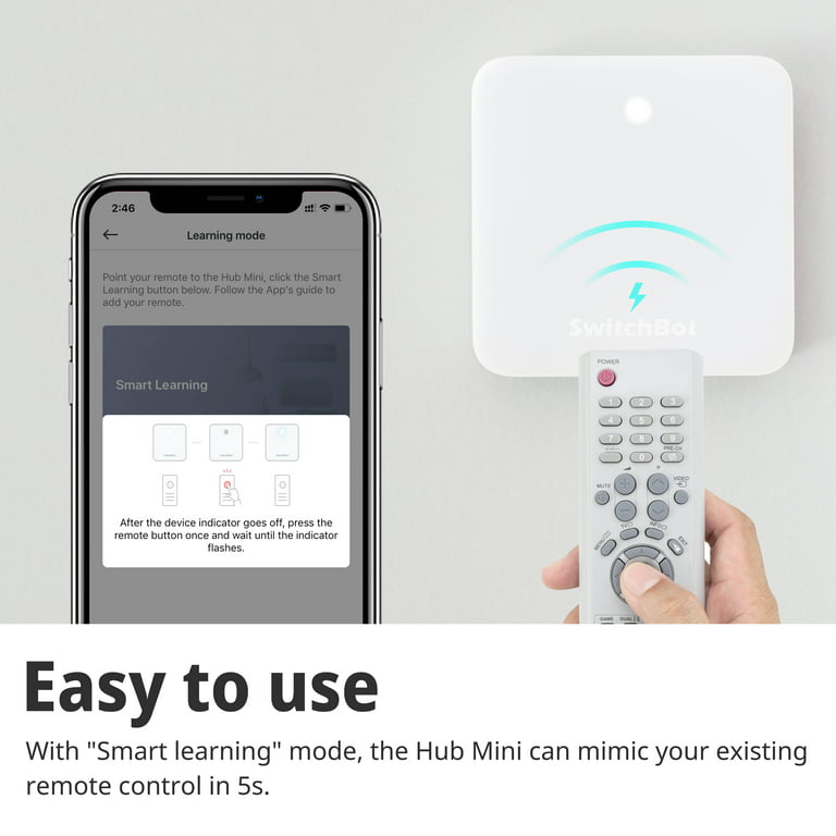 SwitchBot Hub Mini: Learn & Control Your Devices