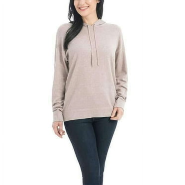 Hilary Radley Ladies' Cozy Sweater Hoodie (Oatmeal, XXL)