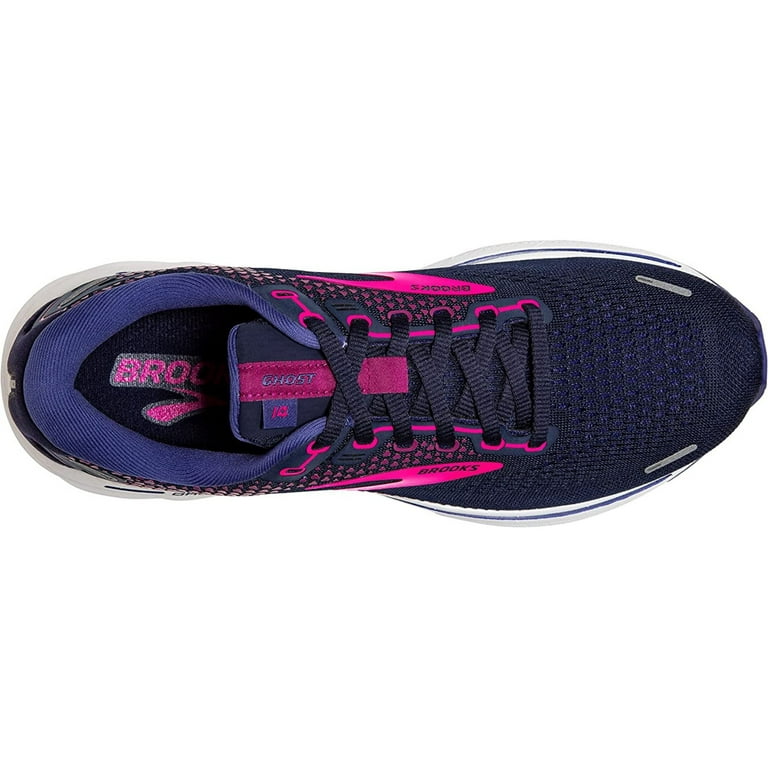 Brooks Ghost 14 Women s Athletic Running Shoes Peacoat Pink Size 9.5 Walmart